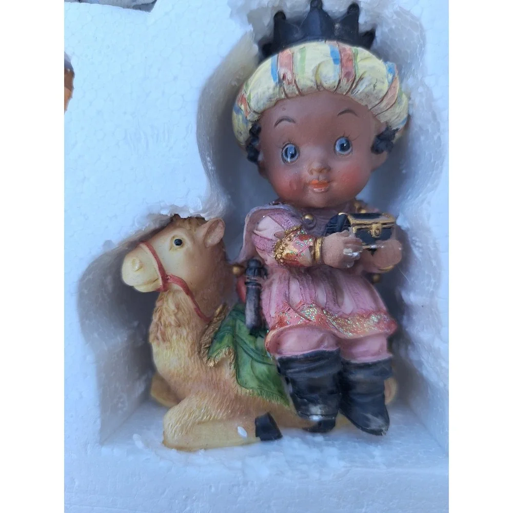 Holiday Time Christmas 11 Piece Children Nativity Set Hand-Painted Figurines